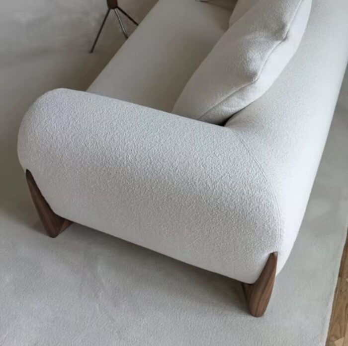 Minimalist Cream Sofa - Image 1