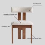 Modern Velvet Dining Chair - Comfort for your Dining Space - Image 5