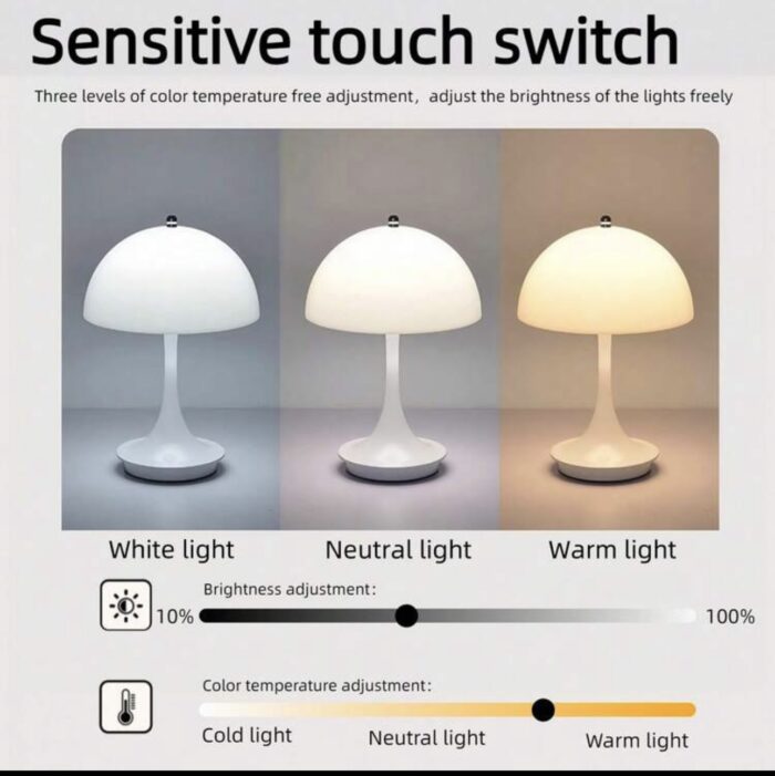Modern Glow Bedside Lamp - Image 3