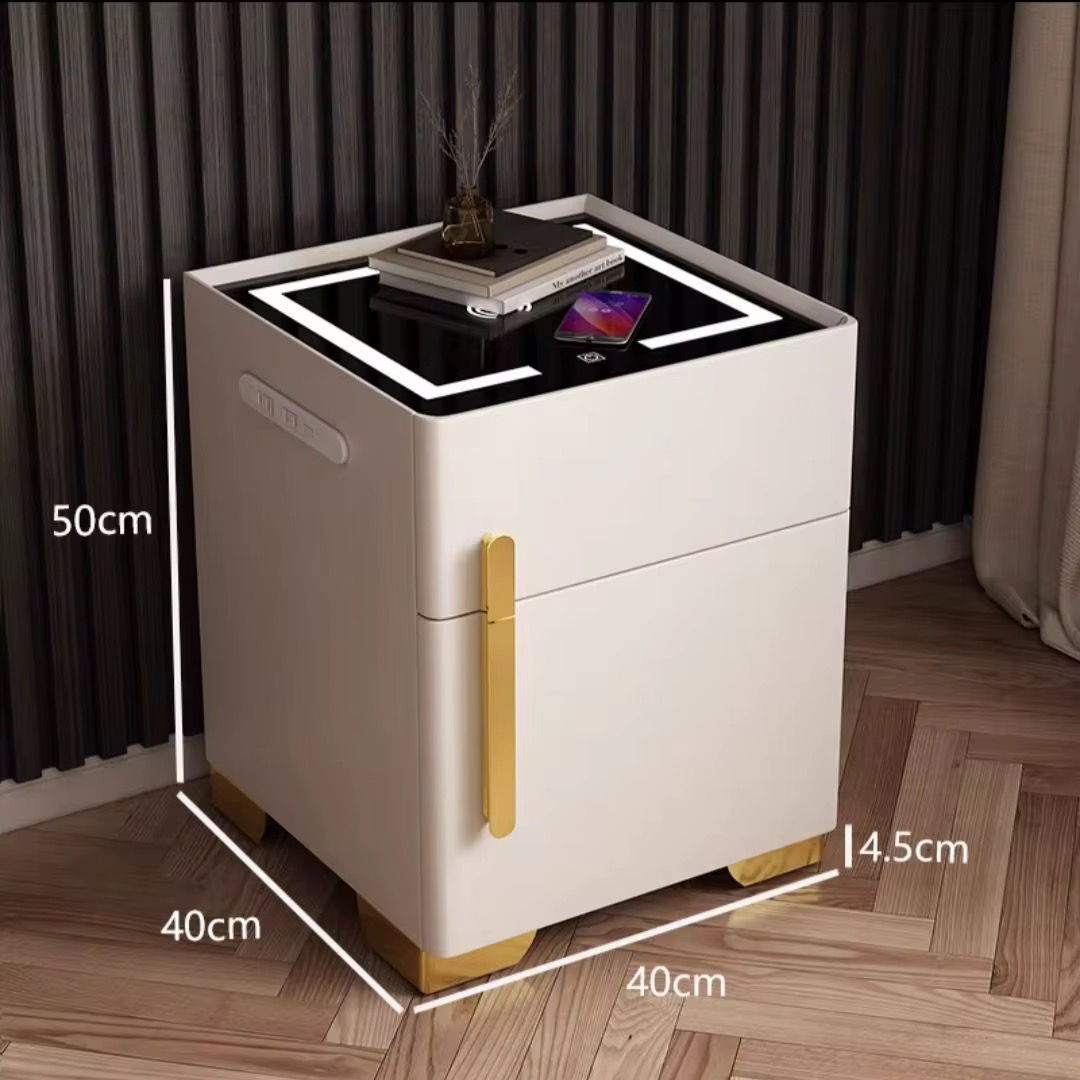 76E2653D-136B-45C8-8180-1017418AF406 Modern Smart LED Bedside Table with Wireless Charging & Storage - Image 4