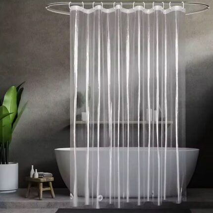Crystal Clear Luxe Shower Curtain
