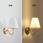 Gold Wall Sconce Light (Single) - Image 3