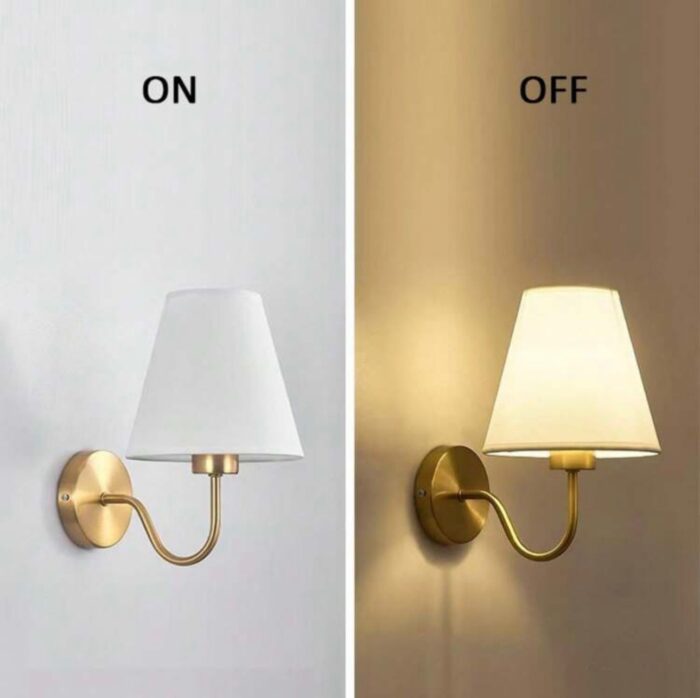 Gold Wall Sconce Light (Single) - Image 3