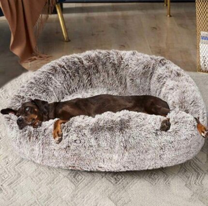 Cozy Nest Dog Bed with free Plush Toy